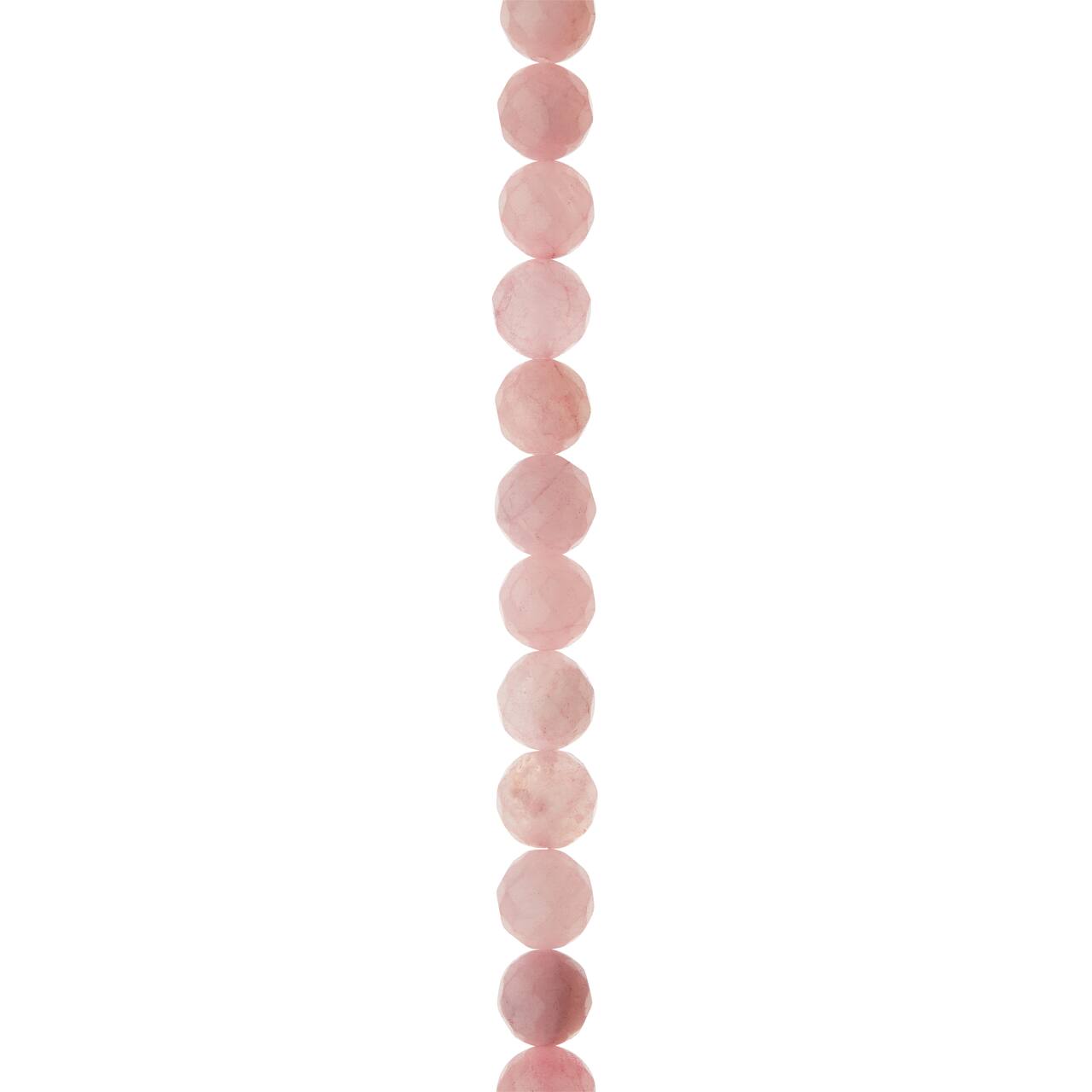 Faceted Rose Quartz Round Beads, 10mm by Bead Landing&#x2122;